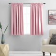 thumbnail image 1 of Cortinas Donren, color rosa, opacas, para habitación infantil, 107 x 115 cm, 2 paneles, 1 of 8