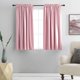 thumbnail image 1 of Cortinas Donren, color rosa, opacas, para habitación infantil, 107 x 115 cm, 2 paneles, 1 of 8