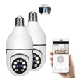 thumbnail image 1 of 2 Piezas Camara Tipo Foco 360° Impermeable De1080 Con Wifi, 1 of 8