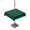 Green, variant on Outdoor Tablecloth with Umbrella Hole, Dark Green Plaid Spillproof Waterproof Outdoor Table Cover, Country Vintage Abstract Striped Lattice Patio Tablecloths for Party/Garden/Picnic, Square 54"x54"