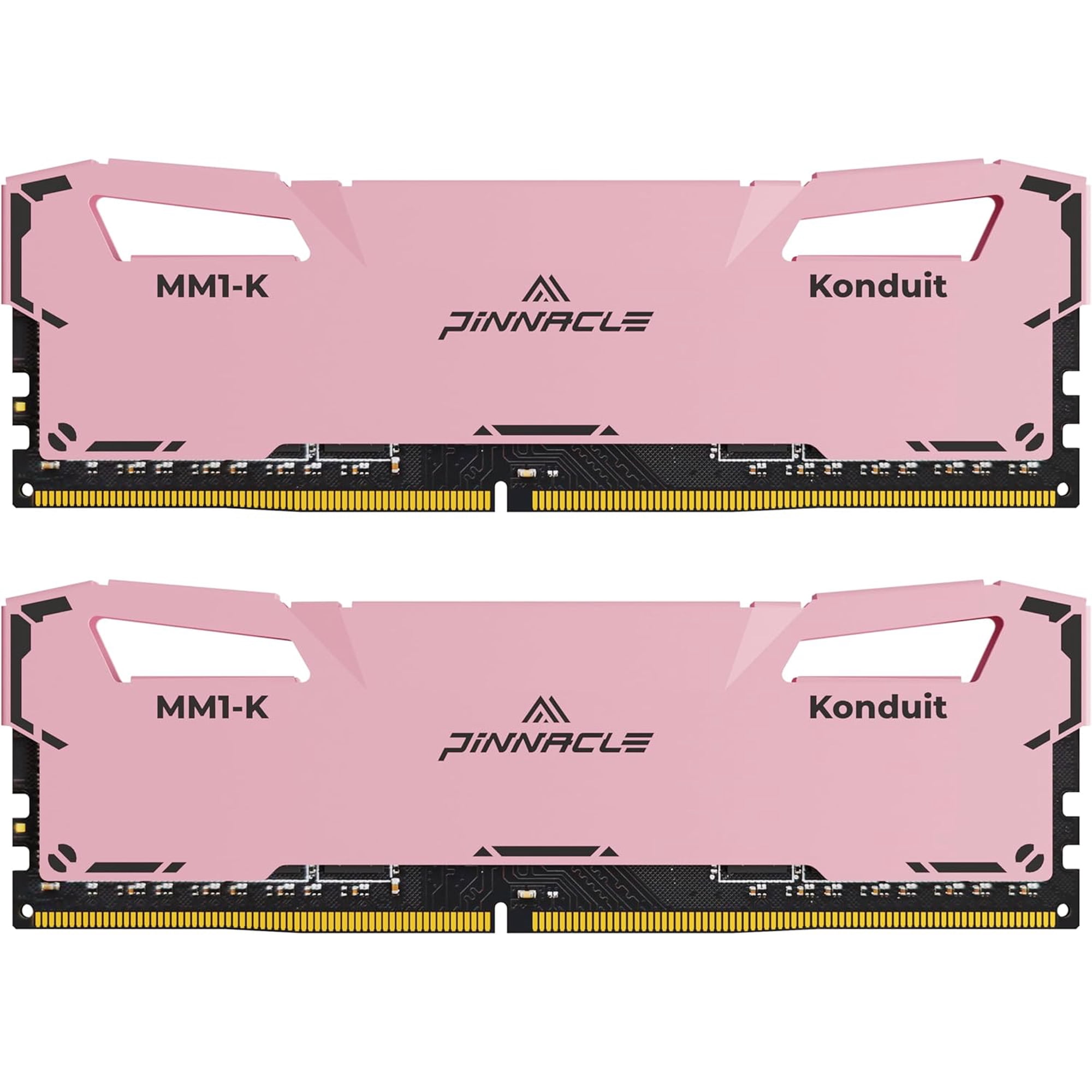 Timetec Pinnacle Konduit 32GB KIT(2x16GB) DDR4 3200MHz PC4-25600 CL16-18-18-38 XMP2.0 Overclocking 1.35V Compatible for AMD and Intel Desktop Gaming PC Memory Module RAM - Pink