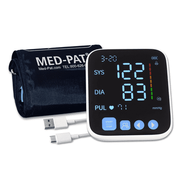 Med-Pat Blood Pressure Monitors  BP-S with Large Display LED Upper Arm Blood Pressure Monitor