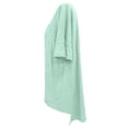 thumbnail image 6 of Bibifish Womens T Shirt Boat Neck Short Sleeve Oversized softTops Soft Casual Summer Tees, 6 of 6