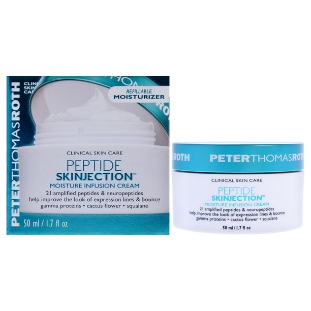 Crema de infusión humectante Peptide Skinjection Peter Thomas Roth unisex 1,7 oz recargable