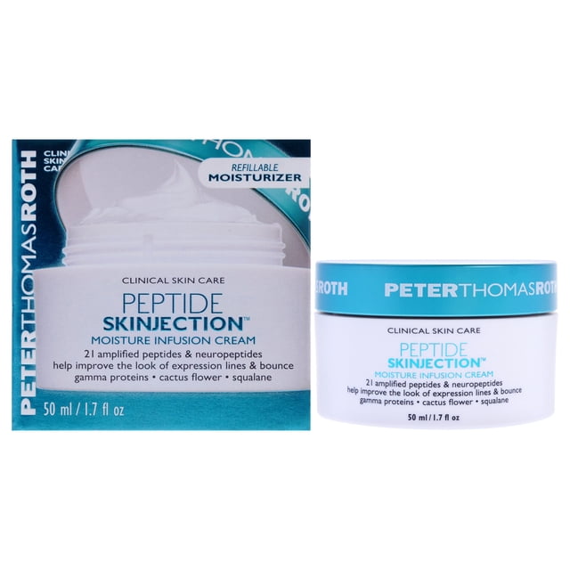 Crema de infusión humectante Peptide Skinjection Peter Thomas Roth unisex 1,7 oz recargable