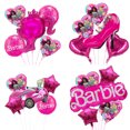 thumbnail image 2 of Juego de 5 globos de aluminio con temática de princesa Barbie para baby shower, decoración para fiestas de cumpleaños de niñas, juguetes para niños, regalo, globos de aire, 2 of 5