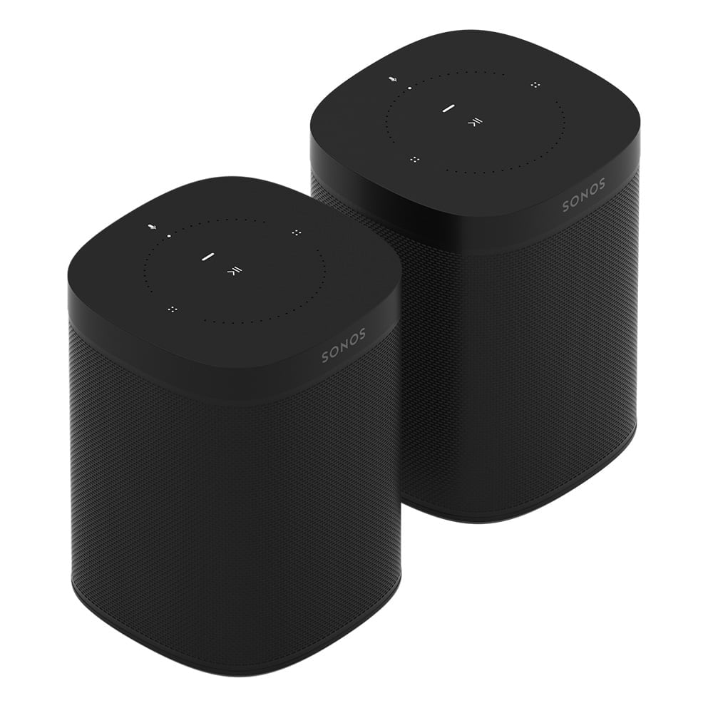 Sonos Era 100 Wireless Speaker - Black 2 Pack - Walmart.com