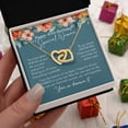 thumbnail image 4 of 40th Birthday Necklace for Her, Heart Jewelry Gift for Daughter Wife Sister or Friend, Keepsake with Inspirational Message Card, Milestone Gift for Women, Elegant Birthday Present for Special Woman, 4 of 6