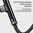 thumbnail image 3 of QualitChoice LED USB Type C Cable Braided Fast Charging Type-C Cable USB-C Charging Cable Black7, 3 of 6