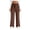 Brown, variant on zaveiop Womens Ribbed Wide Leg Lounge Pants with Pockets Casual Relaxed Comfy Loose Soft Knit Pajama Pants with Drawstring (Brown, S)