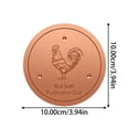 thumbnail image 2 of Bird Bath Copper Disc,0.6mm Reinforced 99.99% Pure Copper Cleaning Disk for Physical Safe Clean Water for Outdoor Birdbaths, 2 of 4