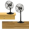 thumbnail image 3 of 2-Pack Bionaire 12-Inch 2-n-1 Adjustable Oscillating Fans | 2 x BSF1211C-MU-SHP, 3 of 5