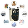 thumbnail image 6 of Goofa Owl with Mandala Printed Circular Hamper,Laundry Basket with Handles,Storage Baskets Foldable,Large Capacity Laundry Hamper-Medium, 6 of 8