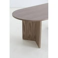 thumbnail image 4 of Kevinplus 78" Wood Dining Table Oval Kitchen Table for Living Room Kitchen (Walnut), 4 of 10