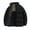 Black, variant on Dxzfnsa Men’s Puffer Jackets Men's Loose Comfy Cotton Padded Coats Winter Warm Solid Color Long Sleeve Coats with Pockets