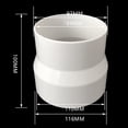 thumbnail image 2 of Duct Transition Piece from 110 mm Inner Diameter to 100 mm Outer Diameter, 2 of 7