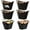 Black, variant on 6 Pcs Plastic Ice Buckets Bulk with Handles 4.5L Oval Storage Tub Large Capacity Ice Drink Bucket for Party Bar Wine Beer Champagne Beverage Bottle Cooler (4.5 L,Black)