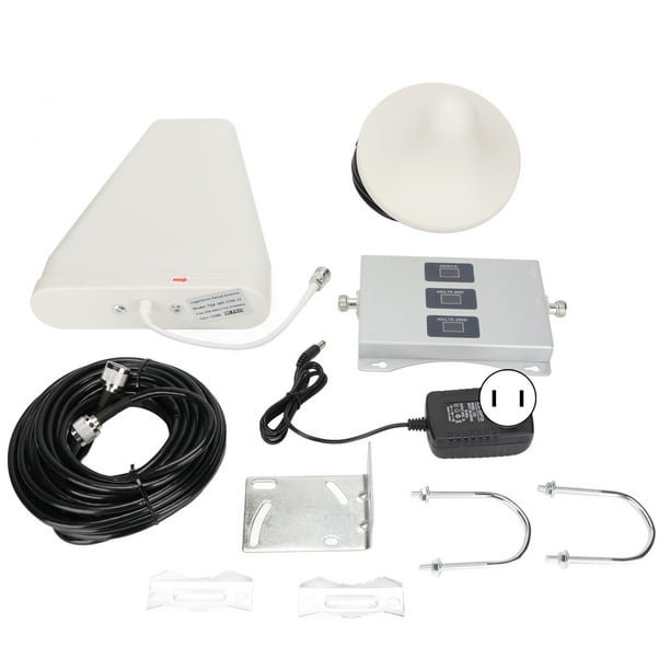 Amplificador de senal de telefono celular Amplificador de senal de telefono movil de alta ganancia con antena para centro comercial Hotel Enchufe AC110 240VUS Bodega Aurrera en linea