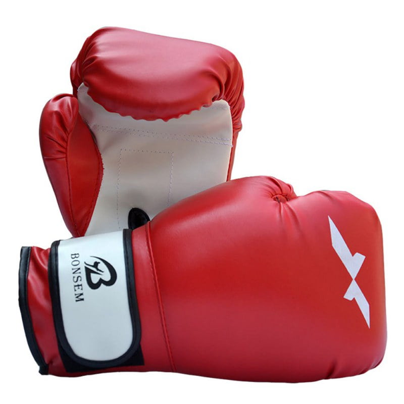 Muay Thai Style Punching Bag Mitts Kickboxing Bagwork Gel Sparring Training Gloves Pro Grade Boxing Gloves for Women & Kids Fight Gloves 