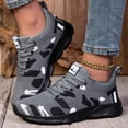 thumbnail image 2 of Pandaie Breathable Sneakers for Men Women Camo Casual Athletic Walking Shoes Comfortable Non Slip Running Gym Tennis Trainers Size 6.5‑10.5, 2 of 6