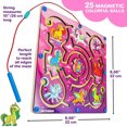 thumbnail image 1 of Magnetic Maze Juegos de mesa para niños pequeños para 2 niños de 3 años - Unicornio Juguet QUOKKA QUOKKA, 1 of 2