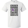 thumbnail image 3 of Inktastic Chronic Pain Awareness Strength Courage and Support T-Shirt, 3 of 5
