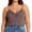 Brown-01, variant on Women's Plus Size Lace Trim V-Neck Cami, Flowy Casual Spaghetti Strap Tank Top Sizes L-4X
