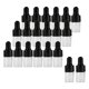 thumbnail image 5 of 20 Botellas de Vidrio Vacías Perfecl con Gotero Frascos Dispensadores Rellenables 1ml Negro, 5 of 6