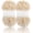 Ginger, variant on 2 Pack/ 6Pack Super Soft Fur Yarn Chunky Fluffy Faux Fur Yarn Eyelash Yarn for Crochet Knit - Each Length 98.5 ft