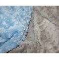 thumbnail image 4 of Manta Lil' Cub Hub Minky Mocha con Puntos y Rosa Azul Bebé, 4 of 5