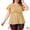 Gold, variant on DARING DIVA Women's Plus Sequin V Neck Faux Wrap Metallic Shirt 3X Gold