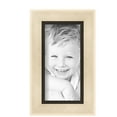 thumbnail image 2 of ArtToFrames 4" x 8" Silver with Black Lip Picture Frame, 4x8 inch Multi Wood Poster Frame (WOM-5193),  Pack, 2 of 7