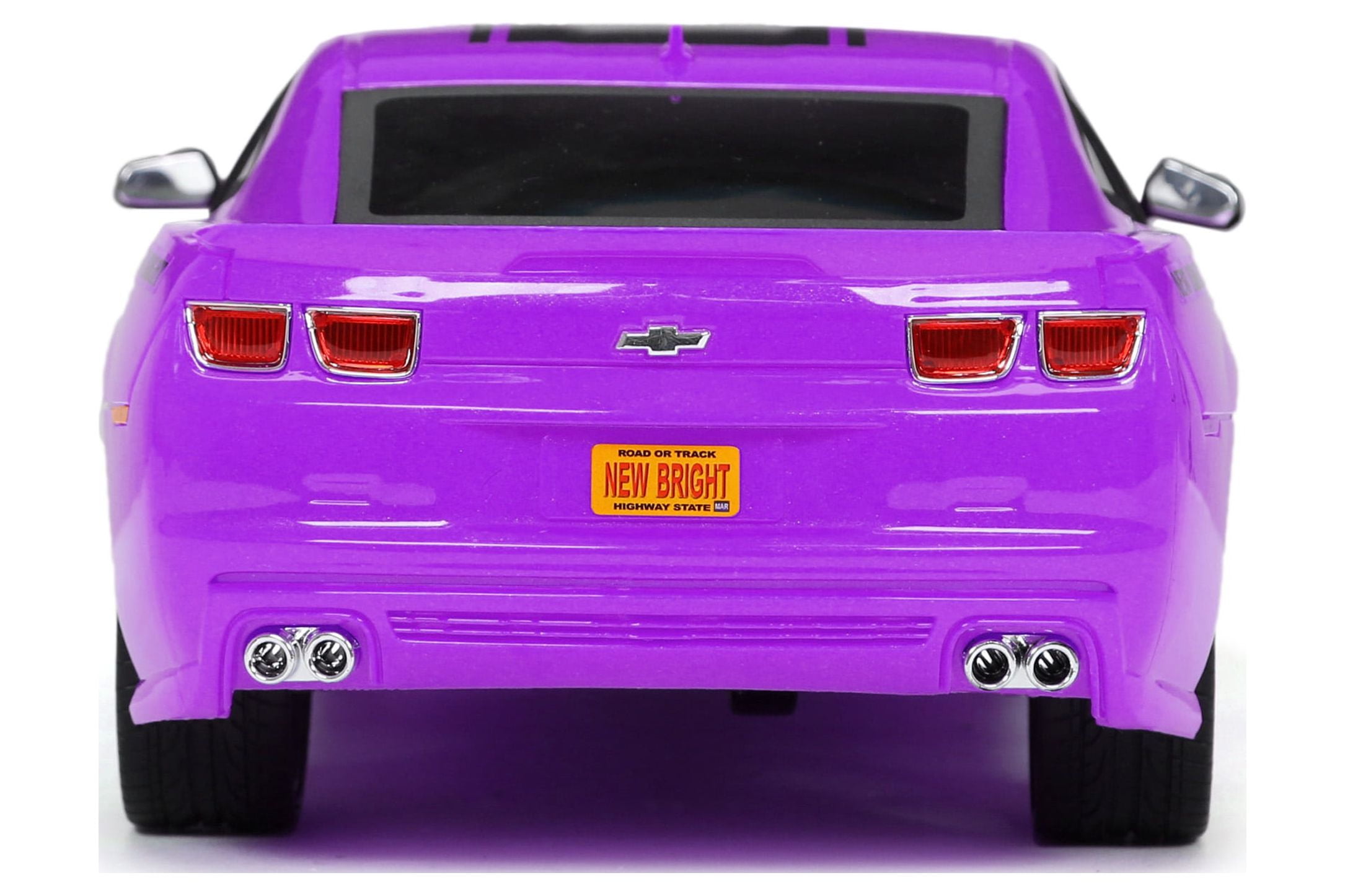 '10 CAMARO SS ミニカー 紫 New Bright (1:10) Chevy Camaro Battery Radio Control Purple