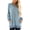 Blue, variant on Haute Edition Women's Heather Contrast Slouchy Cozy Pocket Sweatshirt Tunic