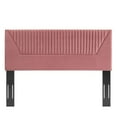 thumbnail image 2 of Patience Channel Tufted Performance Velvet King California King Headboard Dusty Rose, 2 of 7