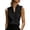 Black Tank Tops, variant on Miluxas Women's Sleeveless Button Down Blouse Collared Pleated Front Loose Tunic Shirts Work office Casual Tank Tops Lightweight Summer Outfit White