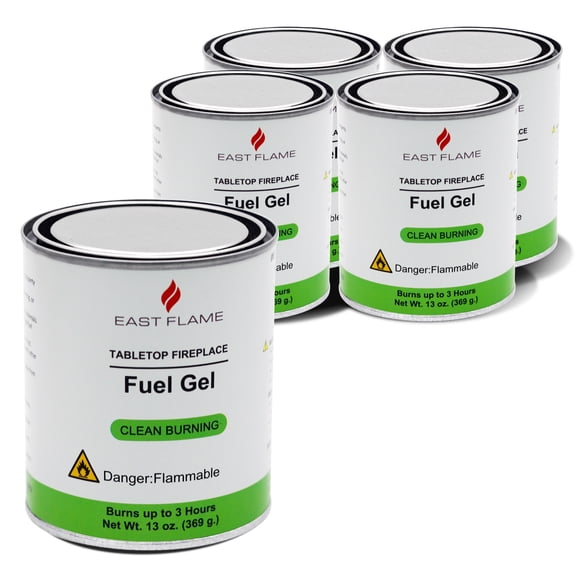 Gel Fuel for S’Mores Makers – Indoor Gel Fuel Cans with 180 Minutes Burn Time, Smokeless & Odorless Chafing Dish Fuel for Food Warmers and Buffet Trays