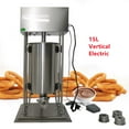 thumbnail image 2 of 15L Stainless Steel Mold Commercial Electric Vertical Doughnuts Churro Maker Machine 110V, 60Hz 40W for Commercial or Home Use, 2 of 9