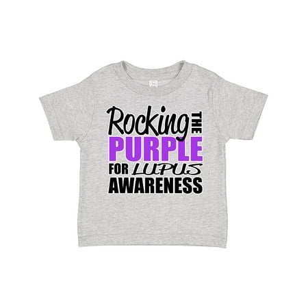 

Inktastic Rocking the Purple for Lupus Awareness Boys or Girls Toddler T-Shirt