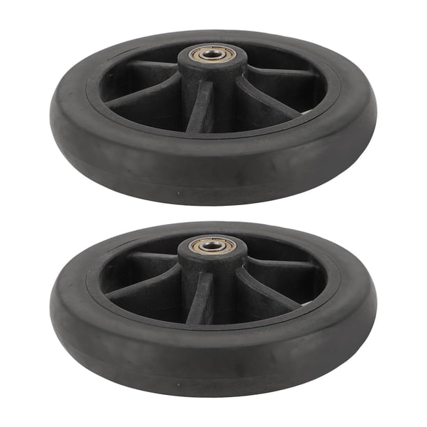 Ruedas De Repuesto Para Sillas De Ruedas, Rueda Antideslizante Para Accesorios De Sillas De Ruedas, 2 Piezas, Color Negro, Fácil De Instalar Para La Mayoría De Las Sillas De