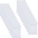thumbnail image 1 of 20 bolsas de plástico transparente para guardar sellos y troqueles, 17 x 12 x 0,8 cm, carpetas para documentos A6, sobres transparentes, impermeables, con cierre a presión., 1 of 6