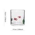 thumbnail image 6 of Old Fashioned Glass Christmas Candy Cane Cocktail Tumbler 3.9 Inch Festive Glass Drinking Cup for Holiday Drinkware Christmas Tableware, 6 of 7