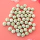 thumbnail image 2 of 50 piezas de cuentas redondas de vidrio para niños, bolas de canicas, juego tradicional, juguete de regalo verde, 2 of 9