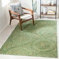 thumbnail image 2 of SAFAVIEH Cape Cod Bora Geometric Area Rug, Green/Natural, 4' x 6', 2 of 11