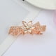 thumbnail image 4 of Fiudx Horquilla con Diamantes de Imitación, Elegante Pinza Floral de Cristal, Cómoda Coleta con Resorte, Construcción de Metal Resistente, Ideal para Uso Diario En Fiestas y Ceremonias, Accesorio de, 4 of 6