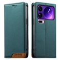 thumbnail image 1 of Funda Tipo Cartera de Cuero Sintético para XIAOMI 17 Pro Max Bloqueo RFID, con Ranuras para Tarjetas y Bolsillo para Efectivo, Cierre Magnético Fuerte Verde, 1 of 6