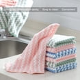 thumbnail image 6 of Kripyery Square Shape Stripe Bowel Pan Washing Duster Cloth Home Kitchen Cleaning Tools, 6 of 8