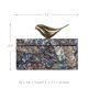 thumbnail image 4 of Joyero cuadrado con cobre Pájaro Cofre de madera Joyero Cobre Collar de decoración de ave Romacci Joyero hecho con material compuesto., 4 of 7