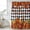 Black Orange White, variant on Fall Maple Leaves Shower Curtain, Waterproof Shower Curtains for Bathroom, Happy Thanksgiving Pumpkins Autumn Black Washable Fabric Bathtub Curtain Set Bath Decor with 12 Hooks 48"x72"