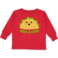 thumbnail image 3 of Inktastic Taco Bout a Cutie Cute Taco Pun Boys or Girls Long Sleeve Toddler T-Shirt, 3 of 5